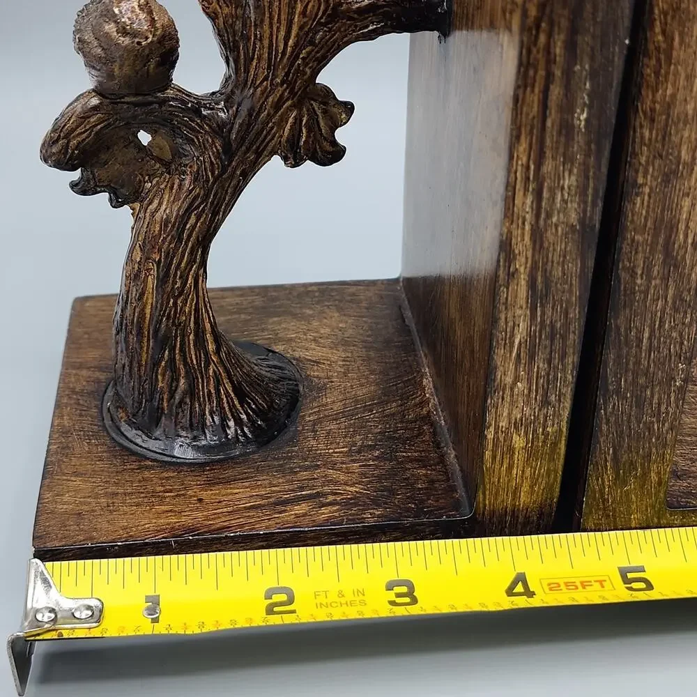 Birds on Branch Bookends - Resin Unique & Sturdy 7